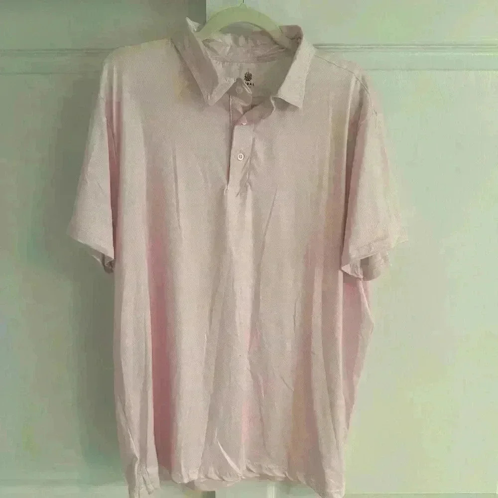 Coral Golf polo, brand new worn once -  As always Free shipping!